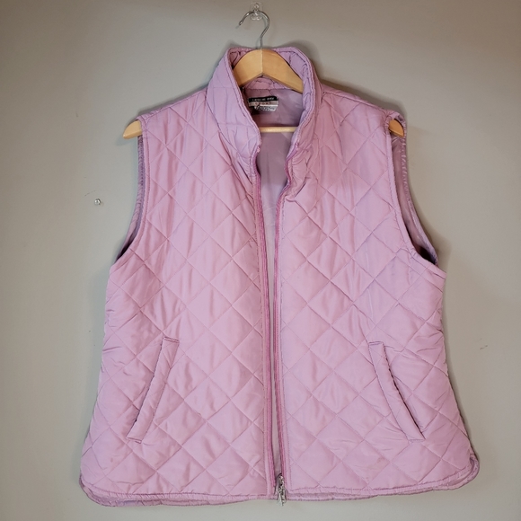 Leslie Fay Jackets & Blazers - 5/$25 💖 Leslie Fay Sport Pink Puffer Vest Winter Large